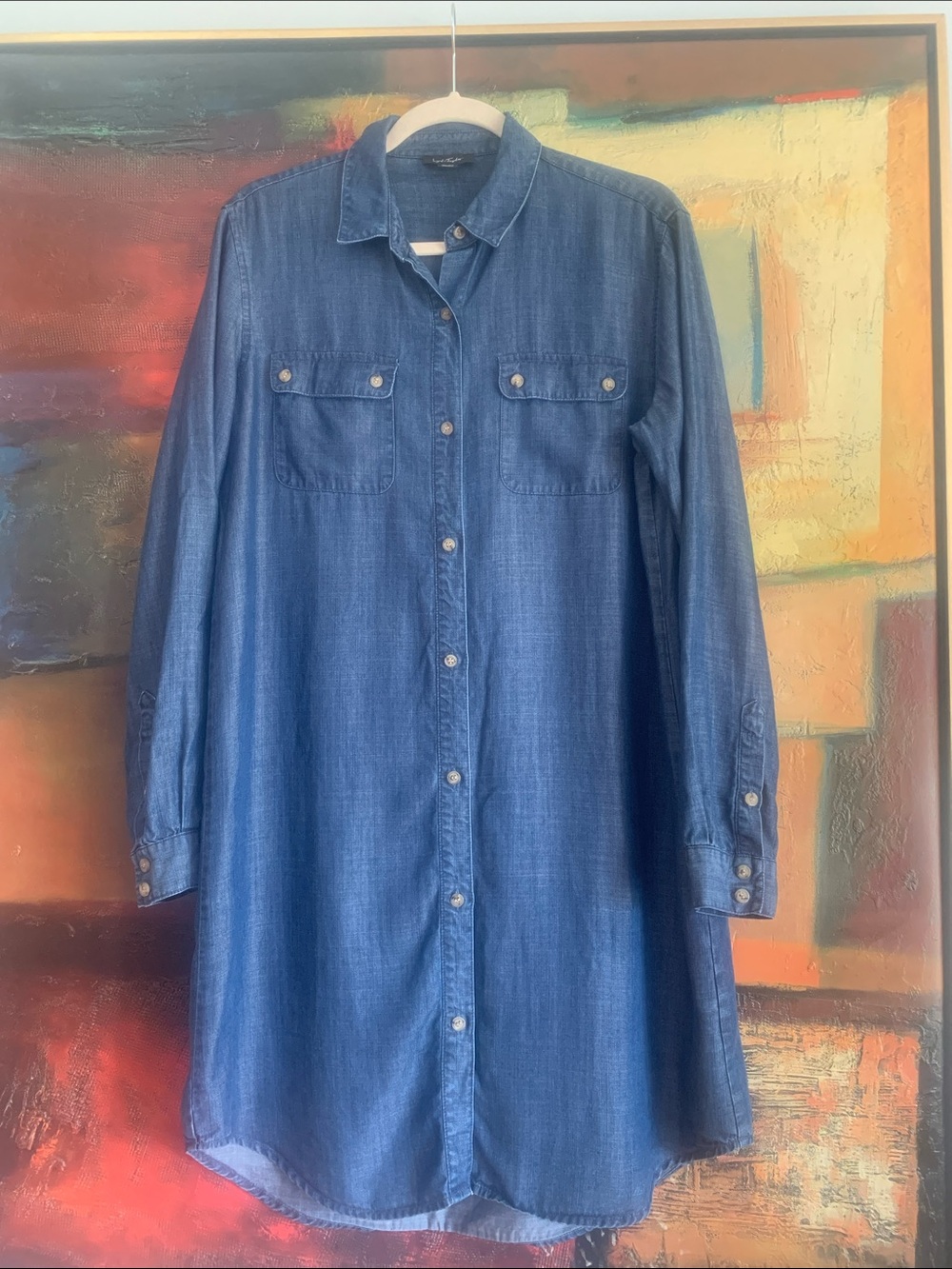 Lord & Taylor Lyocell Shirt Dress, Sz M